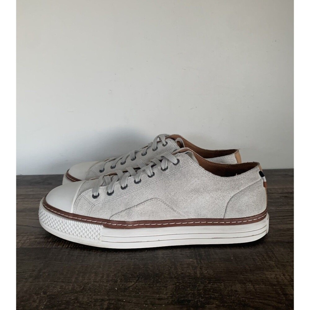 Allen Edmonds "PASADENA" Suede Dress Sneakers Men's Shoes Size 8.5 D Off White - Picture 7 of 11